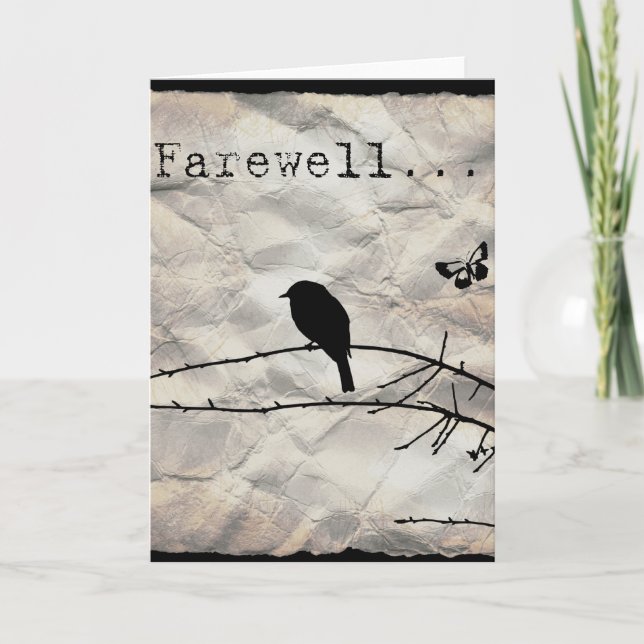 Farewell Card Kort (Framsida)