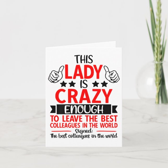 Farewell Coworker Leaving Job, Coworker Going Away Kort (Framsida)