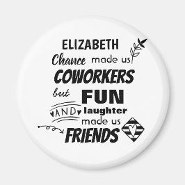 Farewell Coworking Chef - vi är Vänner Anpassnings Magnet