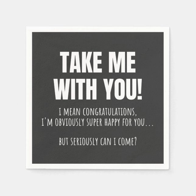 Farewell Mugg för medarbetare Lämnar adjö till Bo Pappersservett (Framsidan)