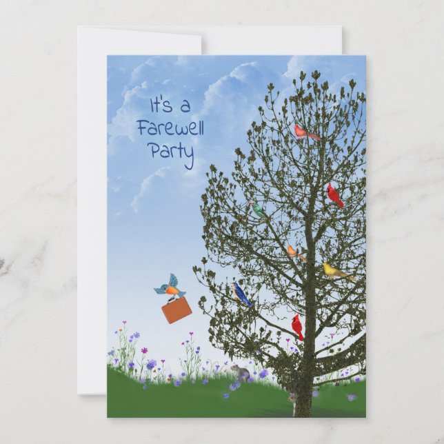 Farewell Party för medarbetare Inbjudningar (Framsida)