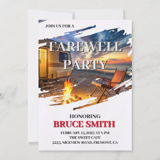 Farewell Party-inbjudan Inbjudningar