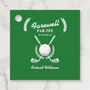 Farewell Pension Golf Klubbs Wandeme Théed Party Gåvor Etiketter