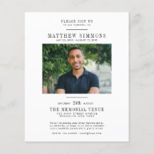 Farewell Photo Funeral Memorial Service