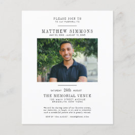 Farewell Photo Funeral Memorial Service