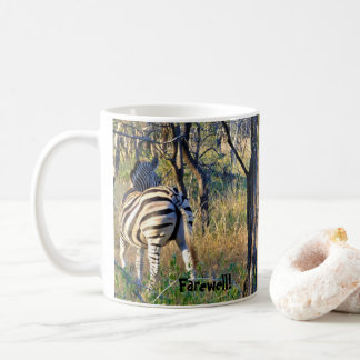 Farewell South Afrika Zebra Mugg