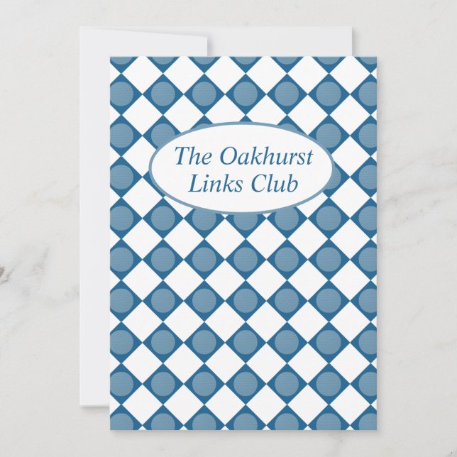 Farewell to the Fairways A Toast to the Season Inbjudningar (Framsida)