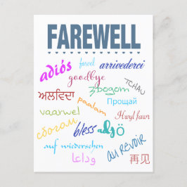 Farewell Vykort