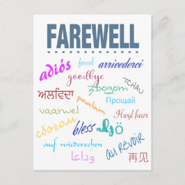 Farewell Vykort