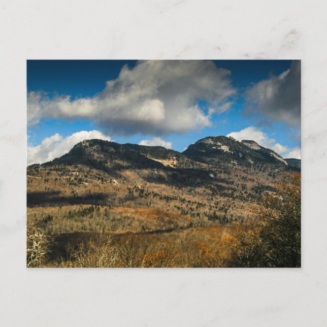 Farfaderberget i Fall, North Carolina Vykort (Framsida)