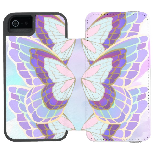 farfalla elegante incipio iPhone wallet skal (Folio Öppen)
