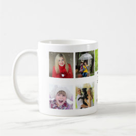 Farfar 10x Photo Collage of Grandchildren Mugg