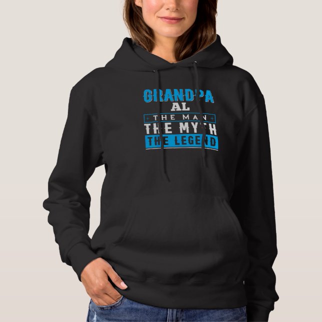 Farfar AL Mannen Myten Legenden T Shirt (Framsida)