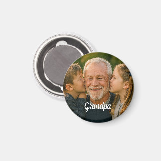 farfar anpassad bild magnet