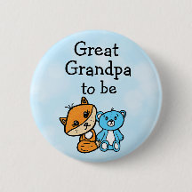 Farfar är Little Fox och Nalle Baby Shower