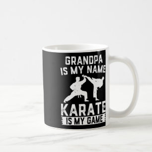 Farfar är min Namn Karate är mitt spel - Karate Gr Kaffemugg