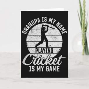 Farfar är mitt namn Att spela cricket är min lek 1 Kort