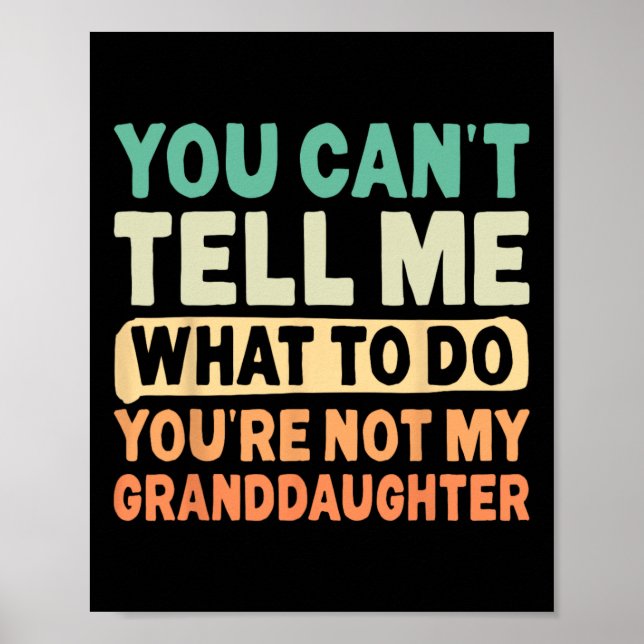 Farfar Art för farfar Gramps Manar Poppy Papi Poster (Framsidan)