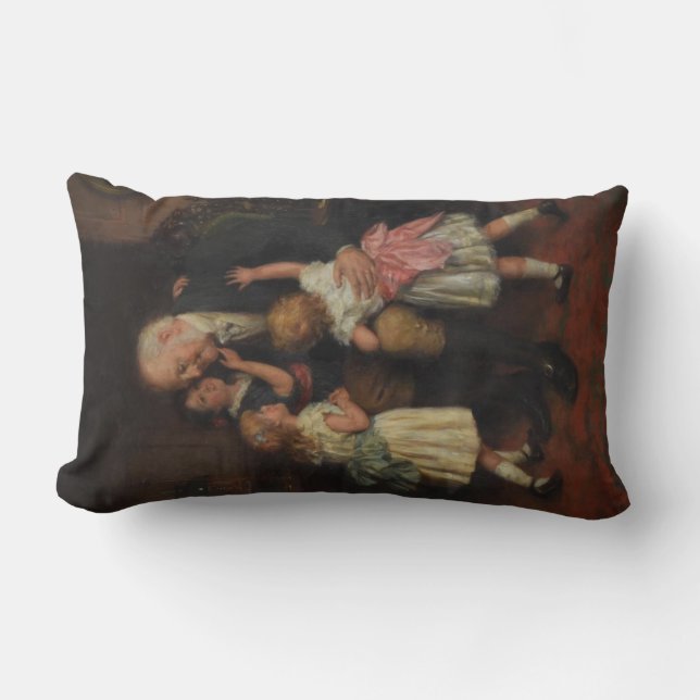 Farfar (av Joseph Clark) Lumbarkudde (Framsida)