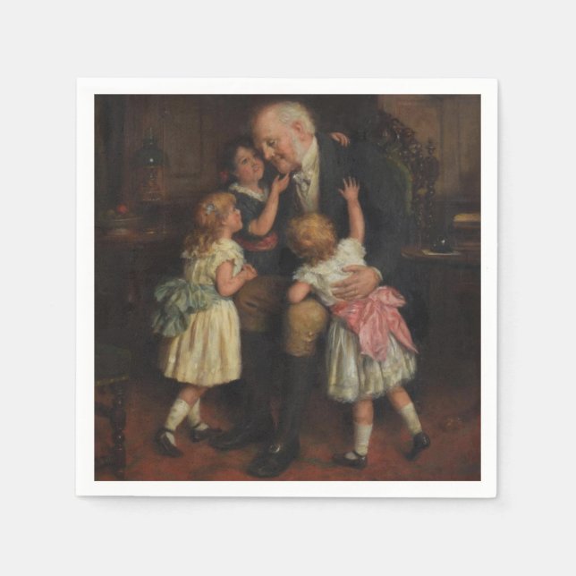 Farfar (av Joseph Clark) Pappersservett (Framsidan)