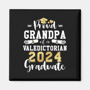Farfar av Valediktorian Cl 2024 Studenten Magnet