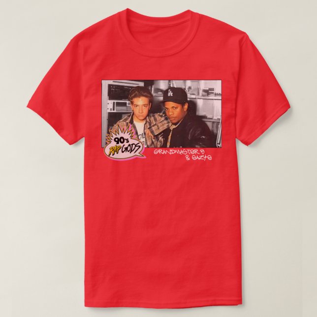 Farfar B och E 90s Rap Hip hop, gift med C T Shirt (Design framsida)