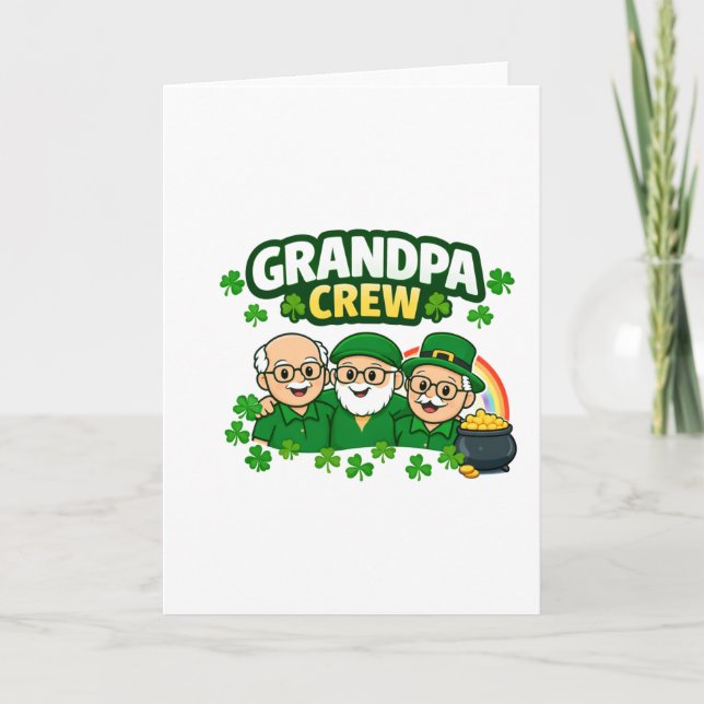 Farfar Besättning Kort (Framsida)