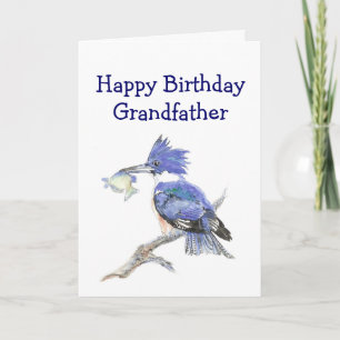 Farfar Birthday Humor Kingfisher Kort