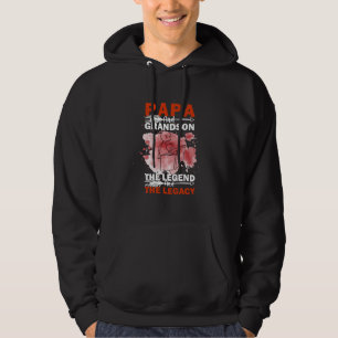 Farfar Citat Pappa Och Sonson Hoodie