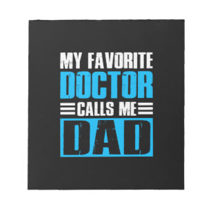 Farfar citerar Min favoriter Doktor ringer mig Pap Anteckningsblock