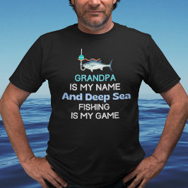 Farfar Deep Sea Fishing T Shirt