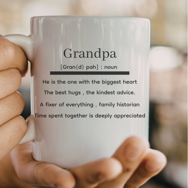 Farfar definition, farfar fars dag  kaffemugg (Skapare uppladdad)