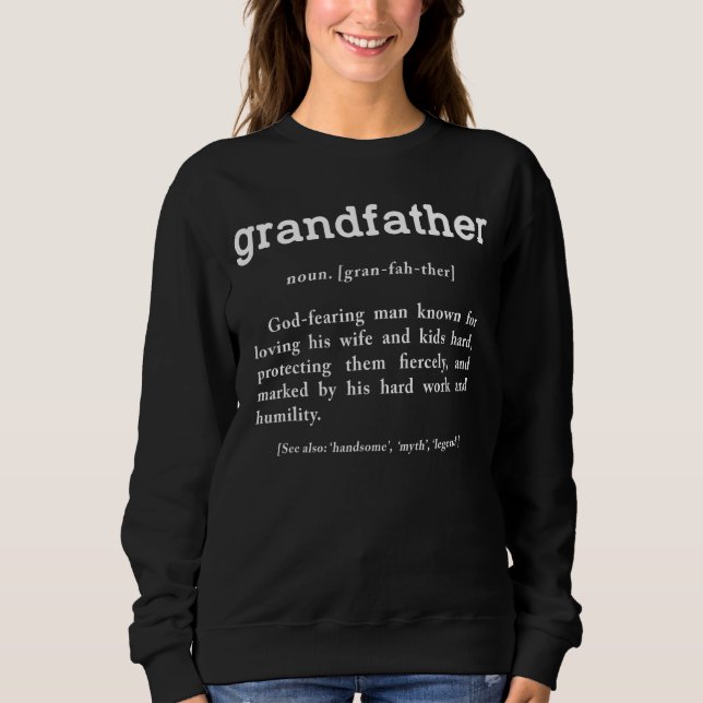 Farfar Definition Gud Fearing Man Far Da T Shirt (Framsida)