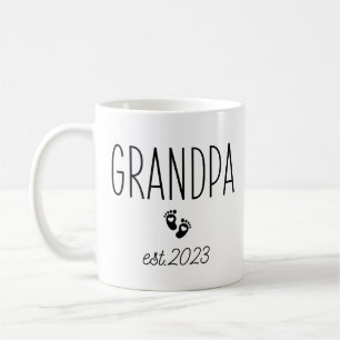 Farfar Est. 2023, farfar to Be, New Grandpa Kaffemugg