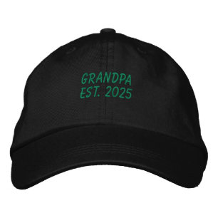 Farfar Est. 2025 Embroied Baseball Cap Broderad Keps