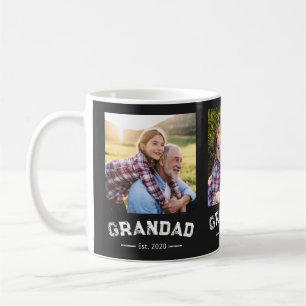 Farfar Establerad Fet Svart 3 Foto Kaffemugg