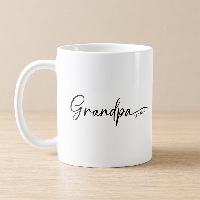 Farfar etablerade minimal skrift kaffemugg (Skapare uppladdad)