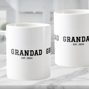 Farfar etablerade ny farfar-gåva kaffemugg