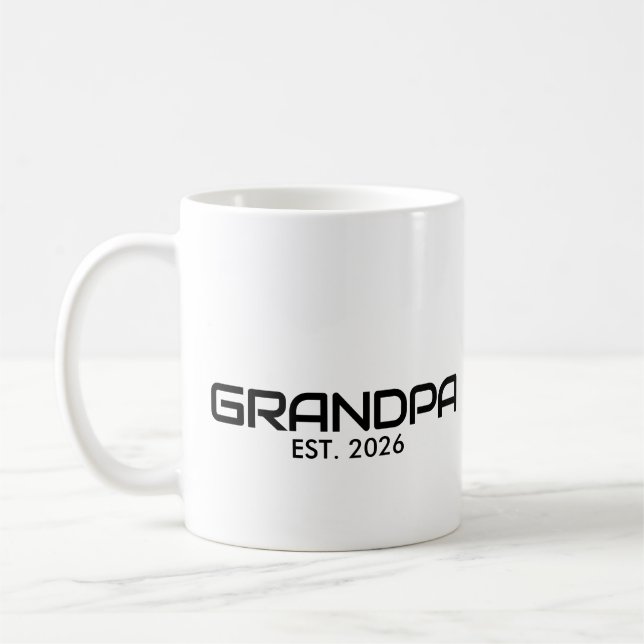 Farfar etablerade ny farfarsgåva kaffemugg (Vänster)