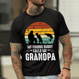 Farfar Fishing Buddy Shirt, Hoodie, Fiskgåva T Shirt