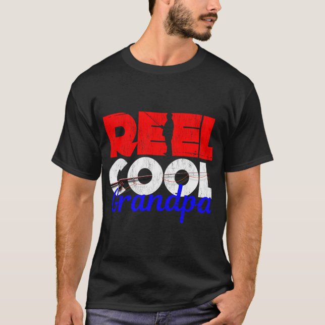 Farfar fiskar t shirt (Framsida)