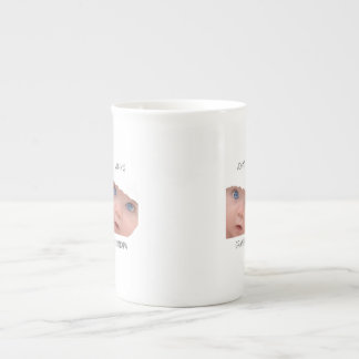 Farfar Födelsedag, Baby Ansikte Pappa Present, Anp Benporslin Mugg