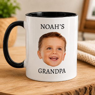 Farfar Födelsedag, Baby Ansikte Pappas Present, An Mugg