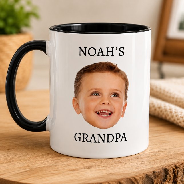 Farfar Födelsedag, Baby Ansikte Pappas Present, An Mugg (Skapare uppladdad)