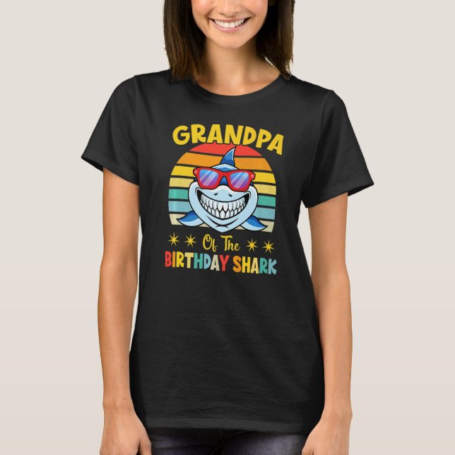 Farfar från Hajs födelsedag T Shirt (Framsida)