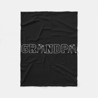 Farfar Gramps Grandföräldrar Day Tackle Co. Fleecefilt