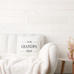 Farfar Grandfather Birthday Personlig Gift Kudde<br><div class="desc">Du kan anpassa den med foto,  logotyp eller text. Du kan ställe dem som du vill på anpassningssidan. Modern,  unik,  enkel eller personlig,  det är ditt val.</div>