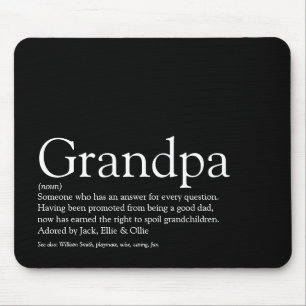 Farfar Grandfather Grandad Pappa Definition Black Musmatta