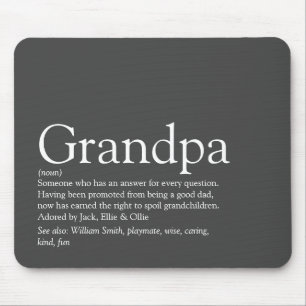 Farfar Grandfather Grandad Pappa Definition Grått Musmatta