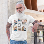 Farfar Grandfather Grandchildren Photo Collage T Shirt<br><div class="desc">Fira Grandpas kärlek med "Grandpa Grandfather Grandchildren Photo Collage" T-Shirt. Den här personligen innehåller en samling värdefulla foton som fångar speciella ögonblick med sina barnbarn. Den är gjord av mjuk, hållbar väv och erbjuder komfort och stil. Anpassad design och den sjudande utskriften gör det till en hjärtlig gåva till farfar...</div>